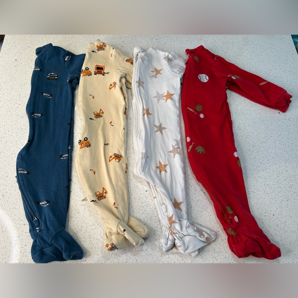 Pekkle Baby Zip Sleepers Bundle | 9 Months | GUC-PLAY | 4 Pieces